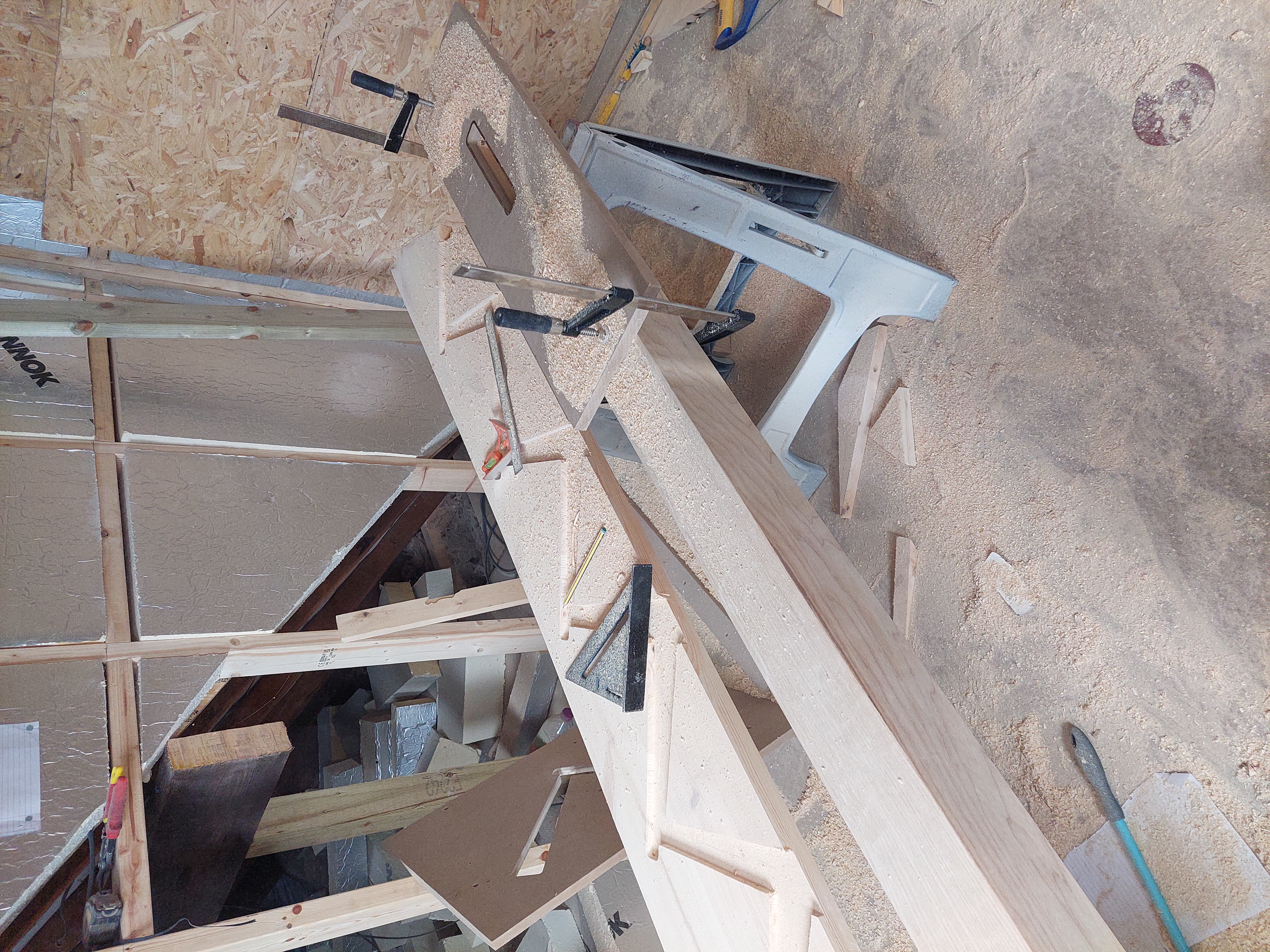 Staircase structural work